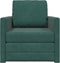 vidaXL - Vloersofa - Bed - 2-in-1 - Donkergroen - 74x77x81 - cm - Velvet