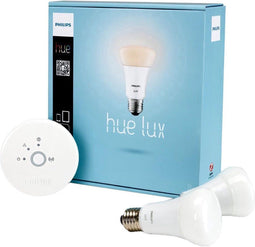 Philips Hue Lux - Starter Pack - Incl. Bridge 1.0 - Warm wit licht (2 stuks)