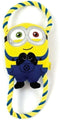 Minions - Pluche Minion Bob - Hondenspeeltje met flostouw - 41 cm