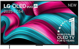 LG OLED evo C54 - Ultra HD TV - 42" - 120Hz - Dolby Vision - Zwart