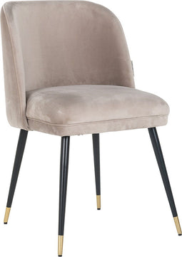 Stoel Khaki Velvet - 63x52x83,5cm - Stoel Alicia