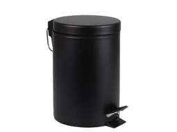 BRASQ Pedaalemmer - 20 Liter - Geurdicht - Zwart RVS - 28.9 x 28.9 x 44 cm