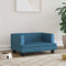 vidaXL - Hondenmand - 60x40x30 - cm - fluweel - blauw