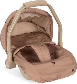 Konges Sløjd Poppen autostoel/Car Seat 28x43x34cm - Geschikt vanaf 3 jaar - Cherry Blush