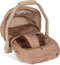 Konges Sløjd Poppen autostoel/Car Seat 28x43x34cm - Geschikt vanaf 3 jaar - Cherry Blush
