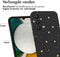 iMoshion Hoesje Geschikt voor Samsung Galaxy A34 (5G) Hoesje Siliconen - iMoshion Design hoesje - Zwart / Stars Gold