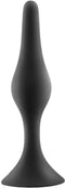 Blush Buttplug Anal Adventures Platinum Silicone Beginner Plug Medium Black Zwart