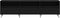 vidaXL - TV-meubel - Zwart - 150x30x44,5 - cm - Bewerkt - hout