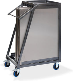 RVS Werktafel Trolley, voor 5 SOLID200 Werktafels, 88x65x113cm (LxBxH), T91200