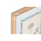 Schilderij Home ESPRIT Shabby Chic Botanische planten 40 x 2,5 x 50 cm (4 Stuks)