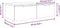 vidaXL Wandkast - 68x30x20 cm - bewerkt hout - wit