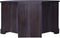 vidaXL - Tv-hoekmeubel - 80x40x49 - cm - massief - mahoniehout - lichtzwart