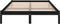 vidaXL - Bedframe - massief - grenenhout - zwart - 120x200 - cm