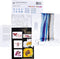 Thea Gouverneur - Borduurpakket met telpatroon - 484A - Voorgesorteerde DMC Garens - Delfts Blauwe Tegels Dorpjes - Aida - 28 cm x 28 cm - DIY Kit