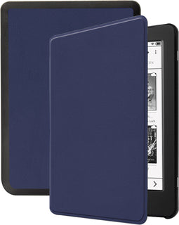 imoshion E-reader Hoesje - Geschikt voor Tolino Page 2 - Slim Hard Case Sleepcover Bookcase - Donkerblauw