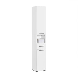 SoBuy BZR166-W - Badkamermeubel - 6 Vakken - Wit