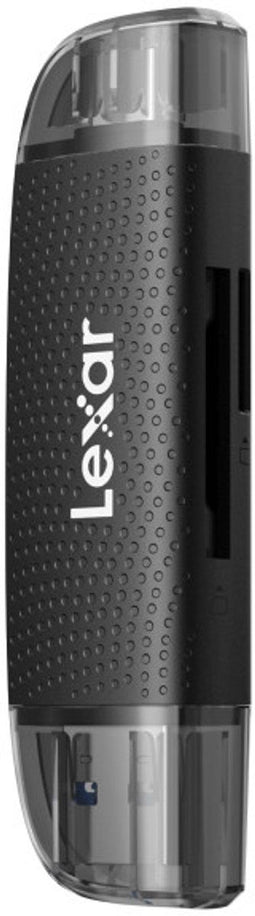 Lexar LRW310X-BNBNG - Geheugenkaartlezer - USB 2.0 Type-A/Type-C - Zwart
