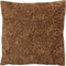 Dutch Decor AMAR - Kussenhoes 45x45 cm - 100% katoen - bloemen design - Tobacco Brown - bruin - met rits