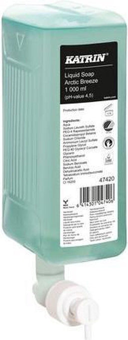 Handzeep katrin arctic breeze 1000ml 47420 | Omdoos a 6 stuk | 6 stuks