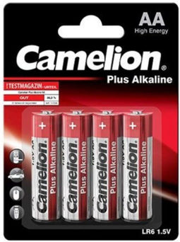 Camelion LR6-BP4 - Alkaline Batterijen - Hoog energieverbruik - (4 stuks)