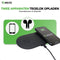 iSetchi 2-in-1 Draadloze Oplader - 15W Snellader - Quick Charge 3.0 Adapter - Voor iPhone Samsung Android Airpods Galaxy Buds (1 stuk)