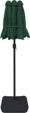 vidaXL - Parasol - dubbel - dak - 316x240 - cm - groen
