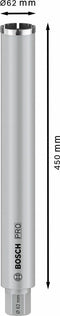Bosch 2 608 601 737 - Diamanten zaagblad - Voor steen en beton