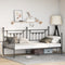 vidaXL - Ligbedframe - Zwart - 90x190 - cm - Staal