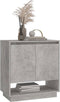 vidaXL - Dressoir - 70x41x75 - cm - bewerkt - hout - betongrijs