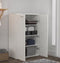 Kledingkast kinderkamer - opbergkast 120 cm hoog - 4 opbergvakken - wit