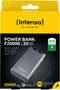 Intenso F20000 - Powerbank 20.000 mAh - Power Delivery en Quick Charge - Grijs