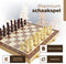 Windsor® GrandMaster A Series XL - Schaakbord - Magnetisch - 40 x 40 cm - Annotaties