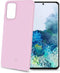 Celly Feeling - Back Cover - Siliconen - Anti-kras - Roze - Geschikt voor Samsung Galaxy S20