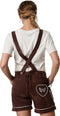dressforfun Lederhose Weißensee - Verkleedkleding - Klassieke klederdrachtlook - Bruin