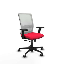 Haches Traslack - Bureaustoel 2D036G0 - Verstelbare hoogte met armleuning - Rood