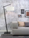 GOOD&MOJO Vloerlamp Andes - Zwart/Wit - 72x47x176cm - Scandinavisch,Bohemian - Staande lampen voor Woonkamer - Slaapkamer