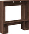 vidaXL - Haardombouw - 81x18x82 - cm - bewerkt - hout - bruin - eikenkleurig