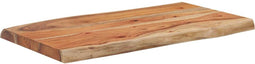 vidaXL - Tafelblad - rechthoekig - natuurlijke - rand - 70x40x2,5 - cm - acaciahout