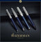 Waterman Expert rollerbalpen | Metaal-blauwe lak met palladium detail | Gebeitelde dop | met geschenkdoos