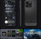 Spigen ACS06703 - Rugged Armor Magfit Case - Schokabsorberend - Zwart