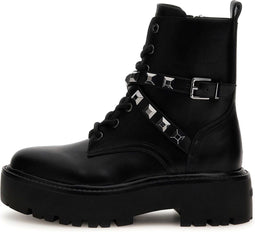 Guess Vaida - Veterboots - Leer - Zwart - Maat 40