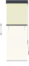 vidaXL-Rolgordijn-voor-buiten-60x250-cm-crème