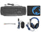 Nedis GCK41100 - Gaming Combo Kit - Verlicht toetsenbord met LED - Stereo koptelefoon en muis (1 set)