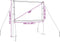 vidaXL - Projectiescherm - met - statieven - 100 - inch - 16:9