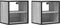 vidaXL - Nachtkastjes - 2st - wandgemonteerd - 40x31x39,5cm - grijs - sonoma - eiken