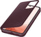 Samsung Galaxy S22 - Smart Clear View Hoesje - Antibacterieel - Rood