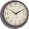 Plint - Wandklok Retro-Look - Bijna zwart