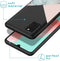 iMoshion Hoesje Geschikt voor Samsung Galaxy A41 Hoesje Siliconen - iMoshion Design hoesje - Zwart / Roze / Graphic Marble Pink