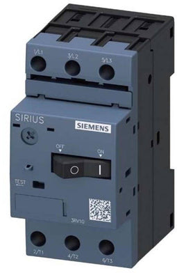 Siemens 3RV1011-0FA10 Vermogensschakelaar 1 stuk(s) 3x NO Instelbereik (stroomsterkte): 0.35 - 0.5 A Schakelspanning (m