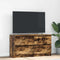 vidaXL - Tv-meubel - 100x35x54 - cm - bewerkt - hout - gerookt - eikenkleurig